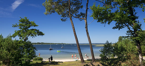 Des vacances à Sanguinet avec un accès direct au lac
