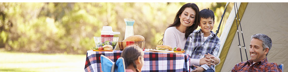 Le camping est la destination parfaite pour toute la famille.